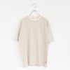 ナローボーダー　クルーネック半袖Tシャツ