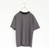 ナローボーダー　クルーネック半袖Tシャツ