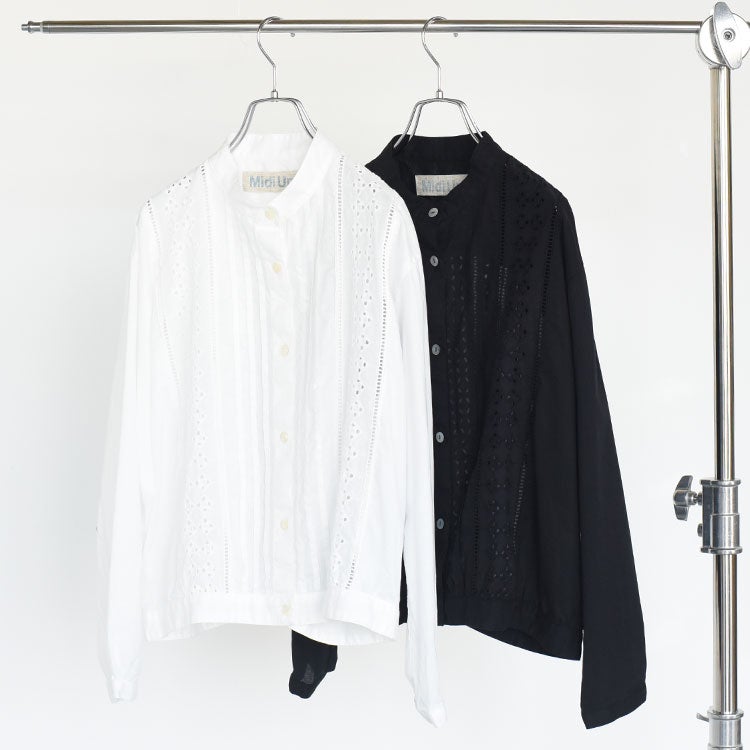 lace jacket shirt レースジャケットシャツ/1-730156/MidiUmi