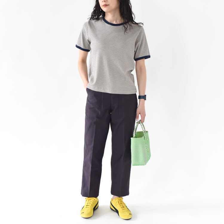 Tubular Rib S/S Border Tee チューブラリブショートスリーブボーダーTシャツ