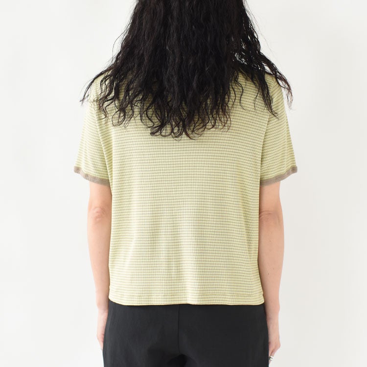 Tubular Rib S/S Border Tee チューブラリブショートスリーブボーダーTシャツ
