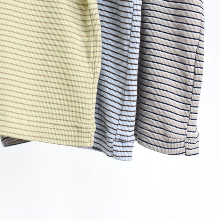 Tubular Rib S/S Border Tee チューブラリブショートスリーブボーダーTシャツ