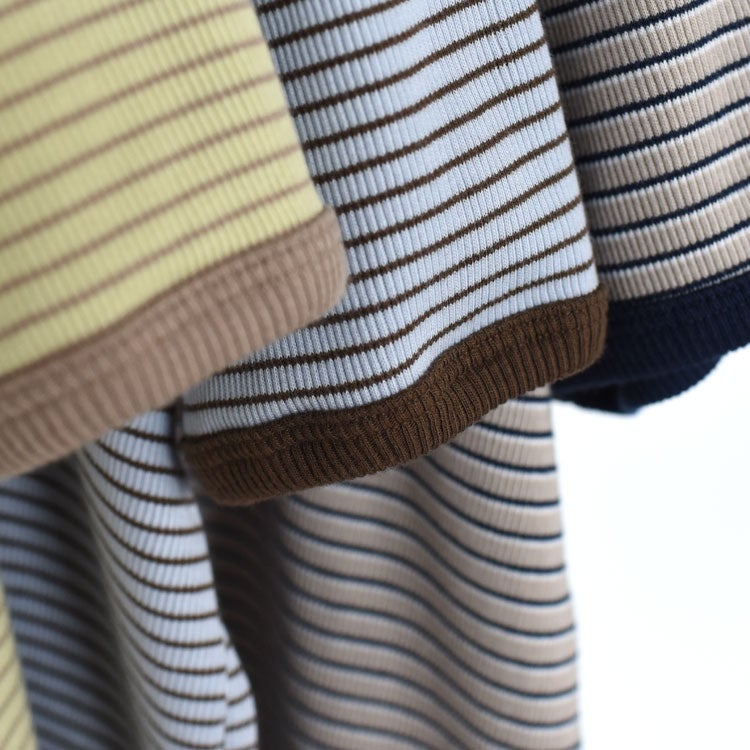 Tubular Rib S/S Border Tee チューブラリブショートスリーブボーダーTシャツ