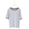 Tubular Rib S/S Border Tee チューブラリブショートスリーブボーダーTシャツ