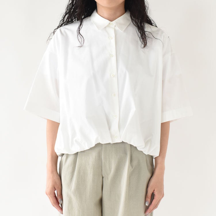 half slv ballon shirt ハーフスリーブバルーンシャツ