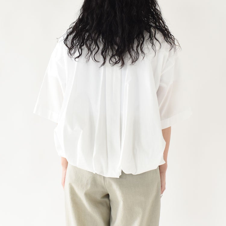 half slv ballon shirt ハーフスリーブバルーンシャツ