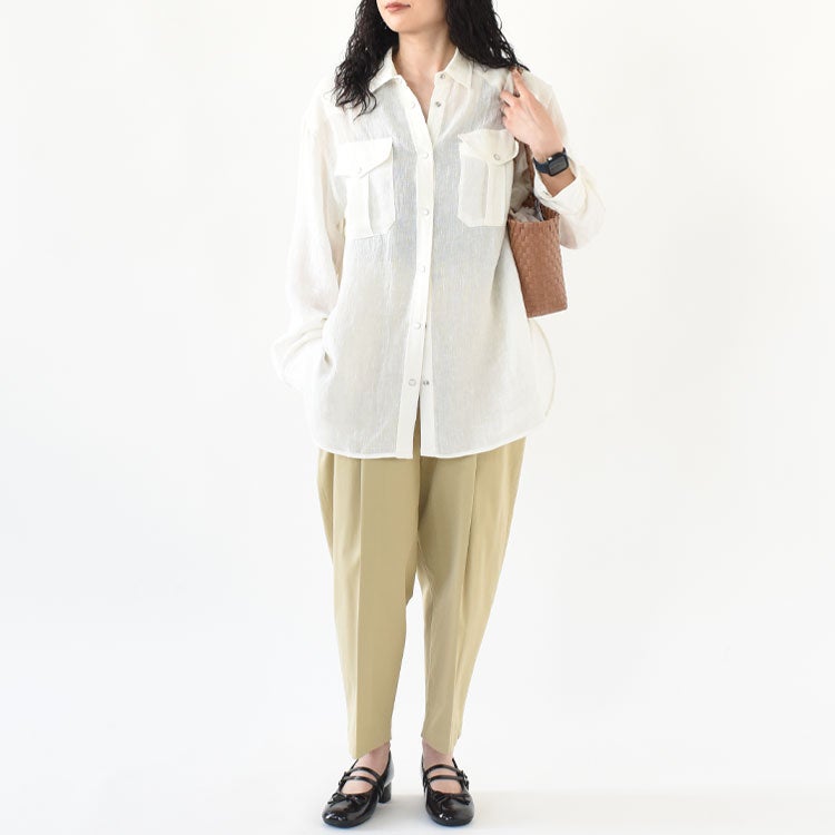 LINEN WESTERN SHIRT リネンウエスタンシャツ