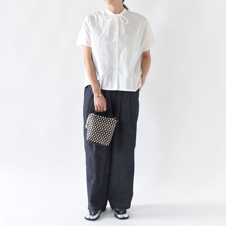 bow-tie wide shirt ボウタイワイドシャツ