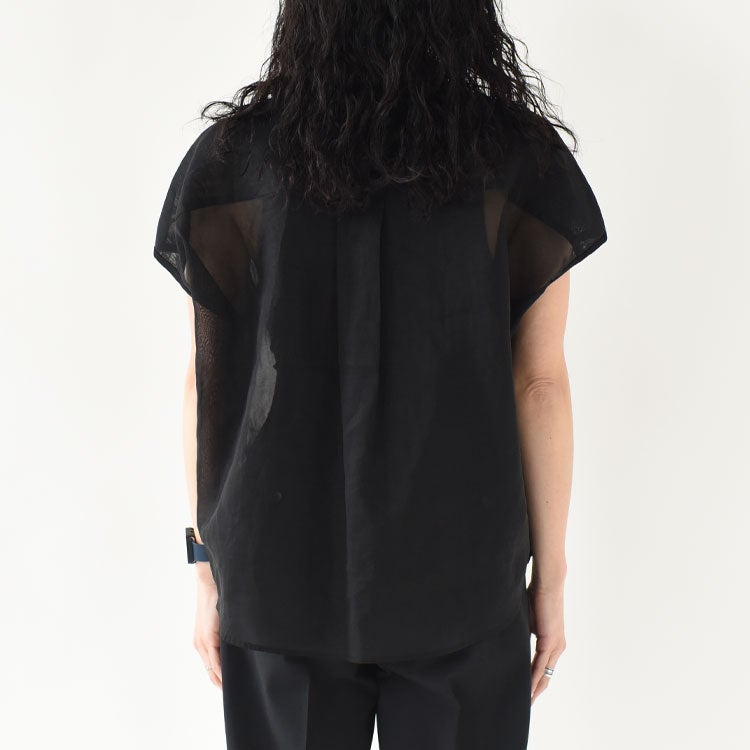 ORGANDY FRENCH BLOUSE オーガンジーフレンチブラウス