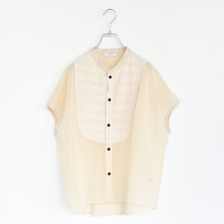 ORGANDY FRENCH BLOUSE オーガンジーフレンチブラウス