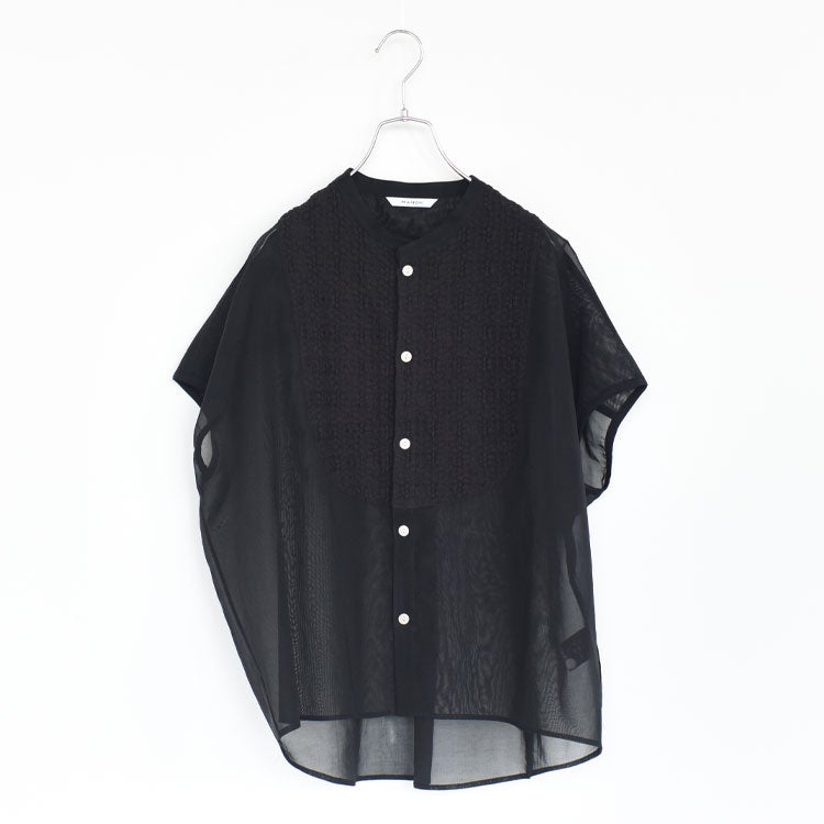 ORGANDY FRENCH BLOUSE オーガンジーフレンチブラウス