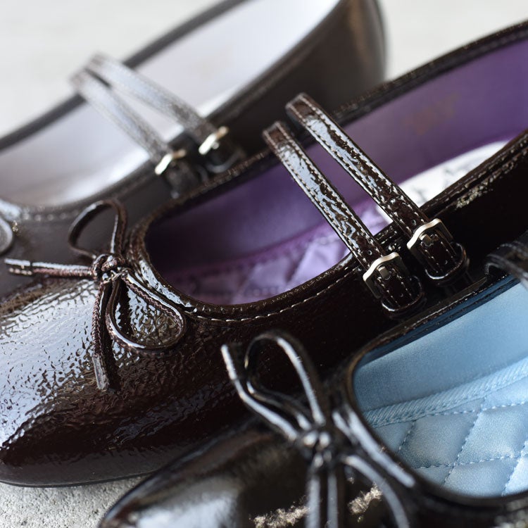 SQUARE TOE TWO STRAP MARYJANE(4CM) スクエアトゥツーストラップメリージェーン