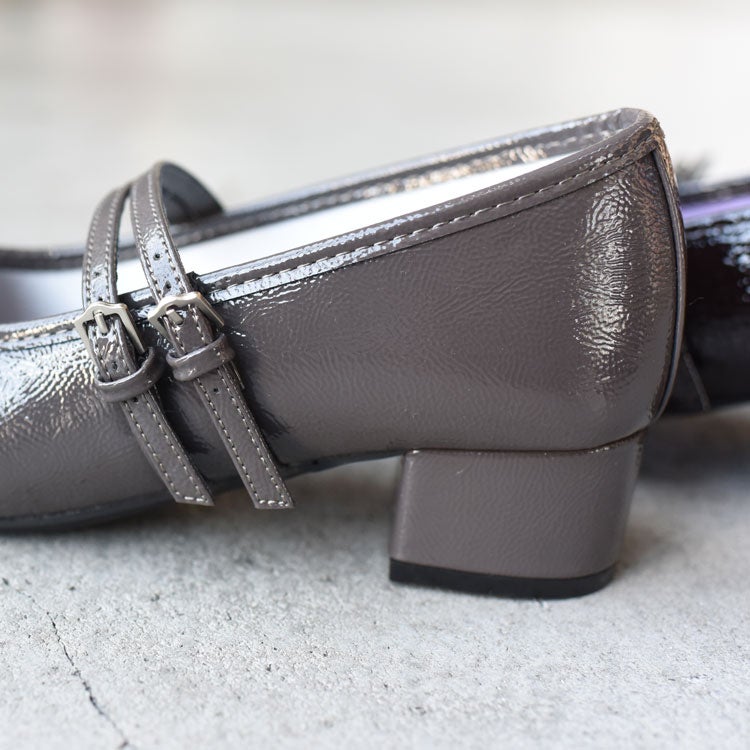 SQUARE TOE TWO STRAP MARYJANE(4CM) スクエアトゥツーストラップメリージェーン