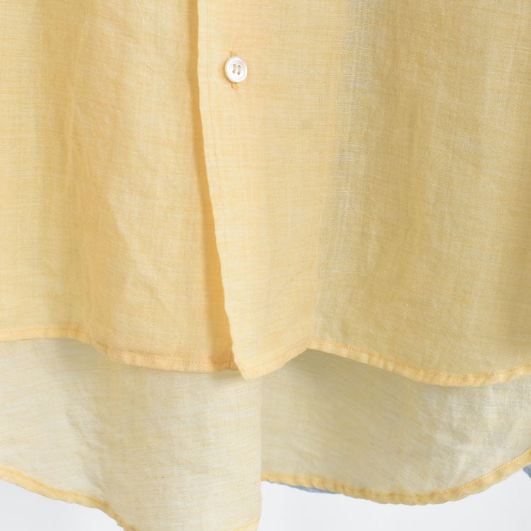 RAMIE CHAMBRAY OPEN COLLER L/S SHIRT ラミーシャンブレー  オープンカラー L/S シャツ