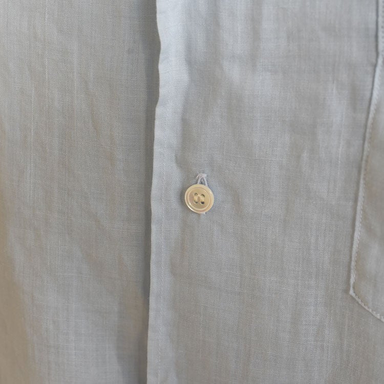 RAMIE CHAMBRAY OPEN COLLER L/S SHIRT ラミーシャンブレー  オープンカラー L/S シャツ
