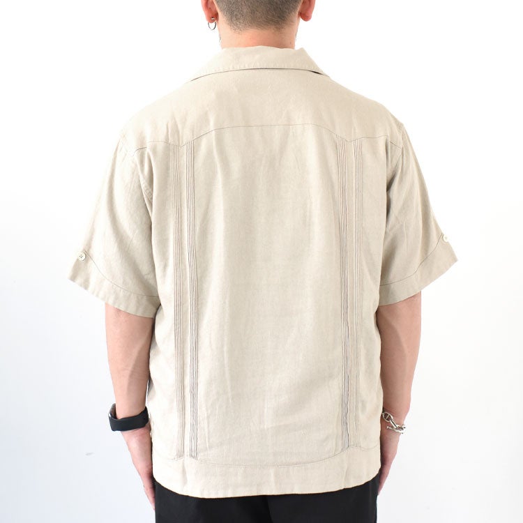 LINEN GUAYABERA SHIRT リネン グァジャベーラシャツ