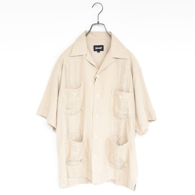 LINEN GUAYABERA SHIRT リネン グァジャベーラシャツ