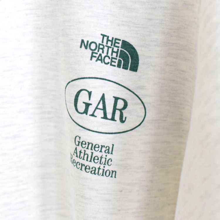GAR SMALLER TYPOGRAPHIC WHITE S/S GARスモーラータイポグラフィックショートスリーブティー
