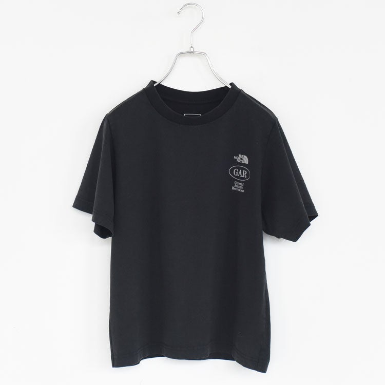 GAR SMALLER TYPOGRAPHIC WHITE S/S GARスモーラータイポグラフィックショートスリーブティー