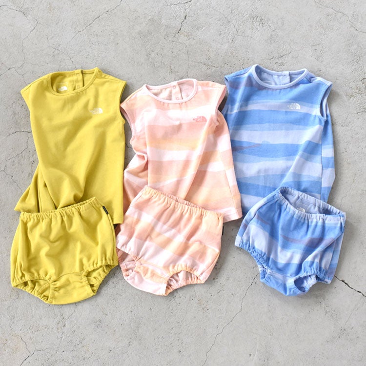 B LITTLE BREEZE F/S OP&BLOOMERS リトルブリーズフレンチスリーブワンピース＆ブルマー