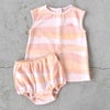 B LITTLE BREEZE F/S OP&BLOOMERS リトルブリーズフレンチスリーブワンピース＆ブルマー