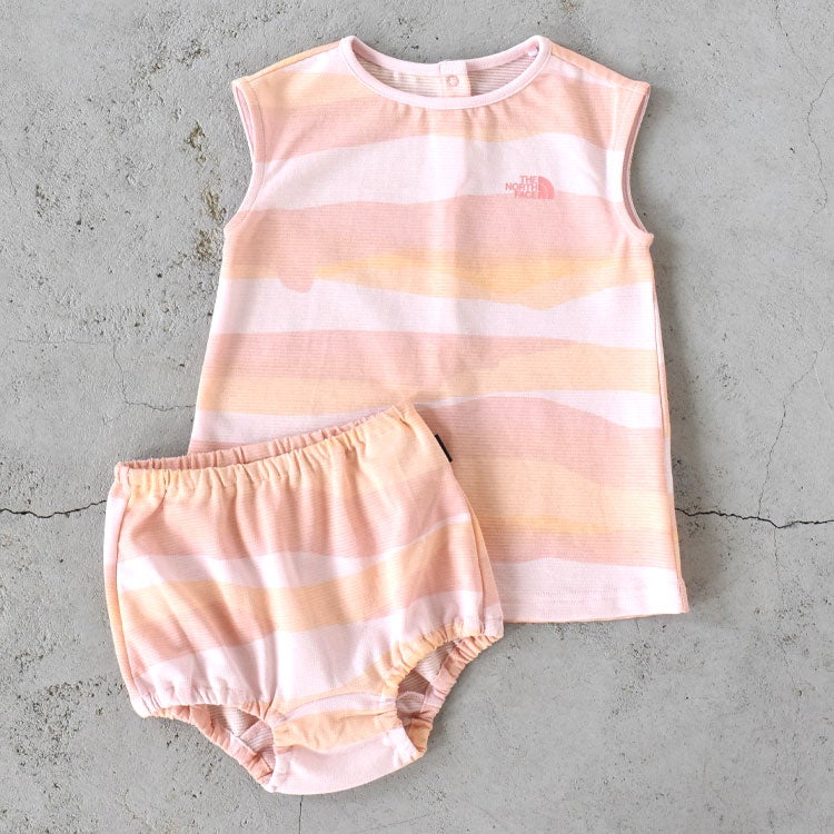 B LITTLE BREEZE F/S OP&BLOOMERS リトルブリーズフレンチスリーブワンピース＆ブルマー