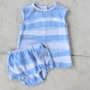 B LITTLE BREEZE F/S OP&BLOOMERS リトルブリーズフレンチスリーブワンピース＆ブルマー