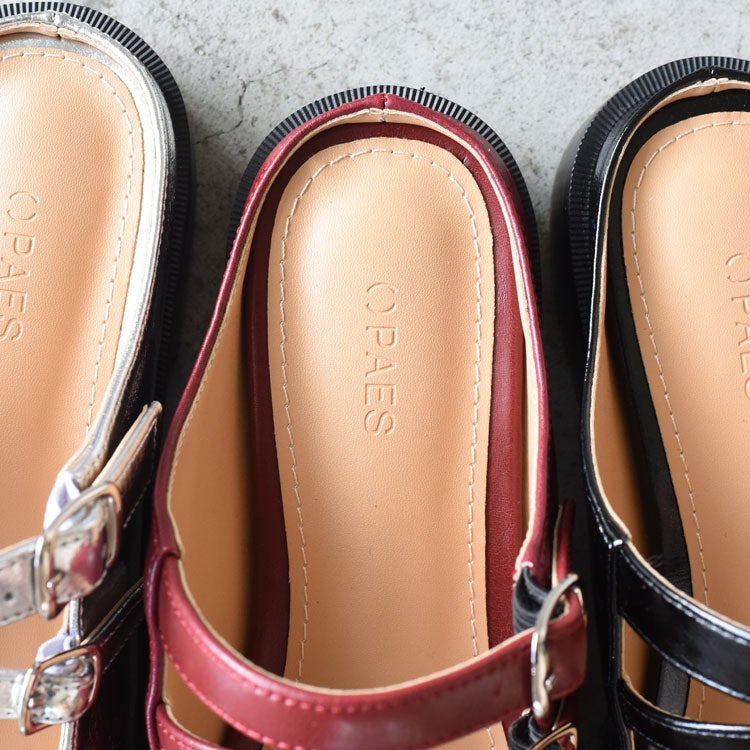 Double Buckle Mule ダブルバックルミュール