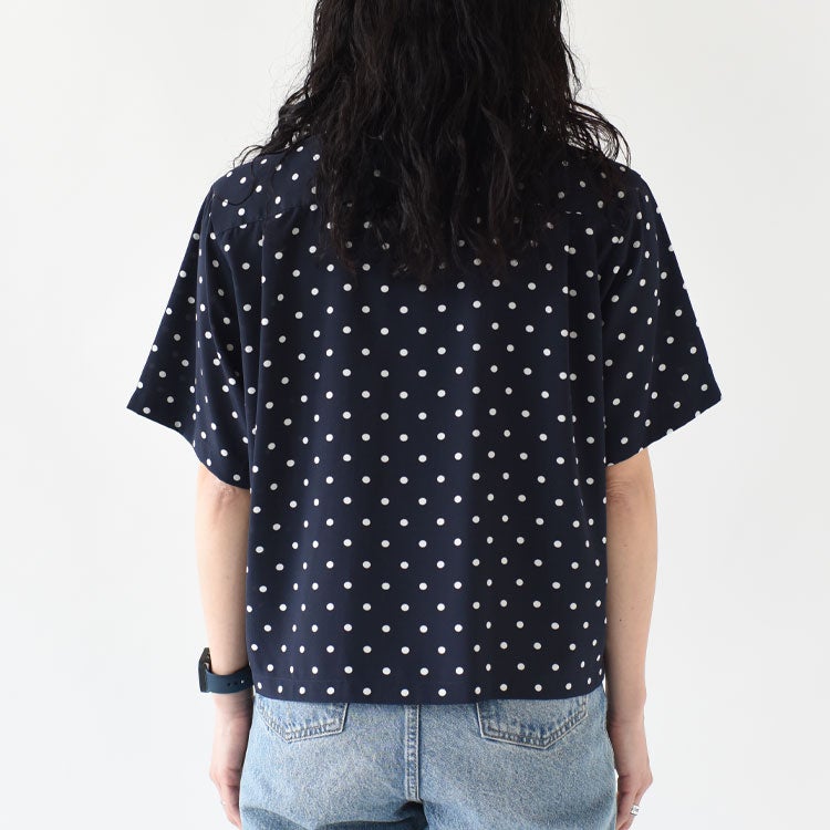 POLKA DOT HALF SLEEVE SHIRT ポルカドットハーフスリーブシャツ