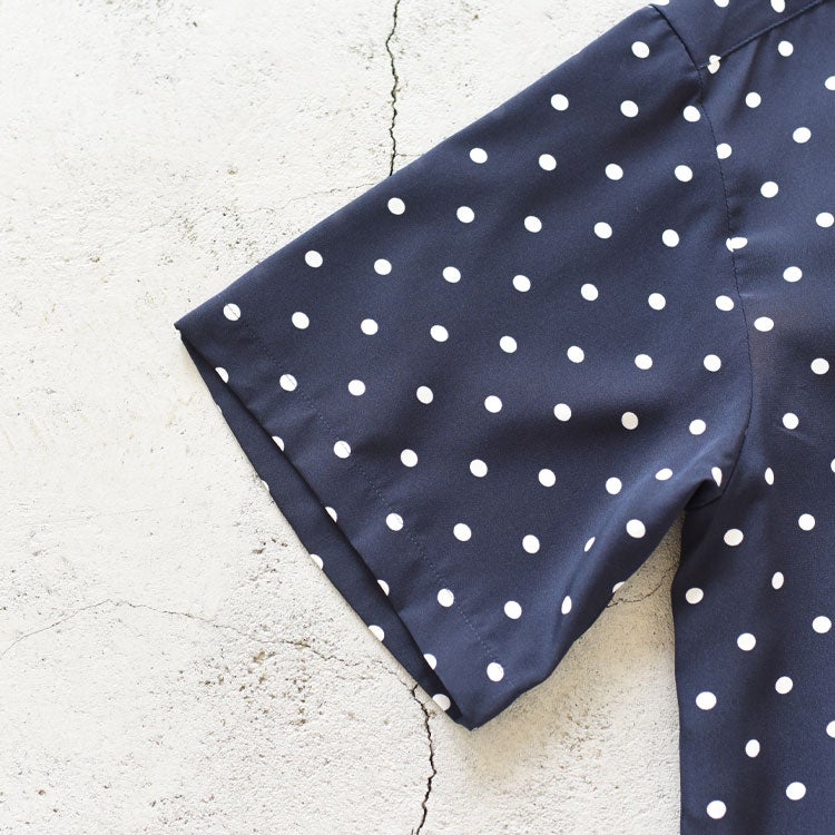 POLKA DOT HALF SLEEVE SHIRT ポルカドットハーフスリーブシャツ