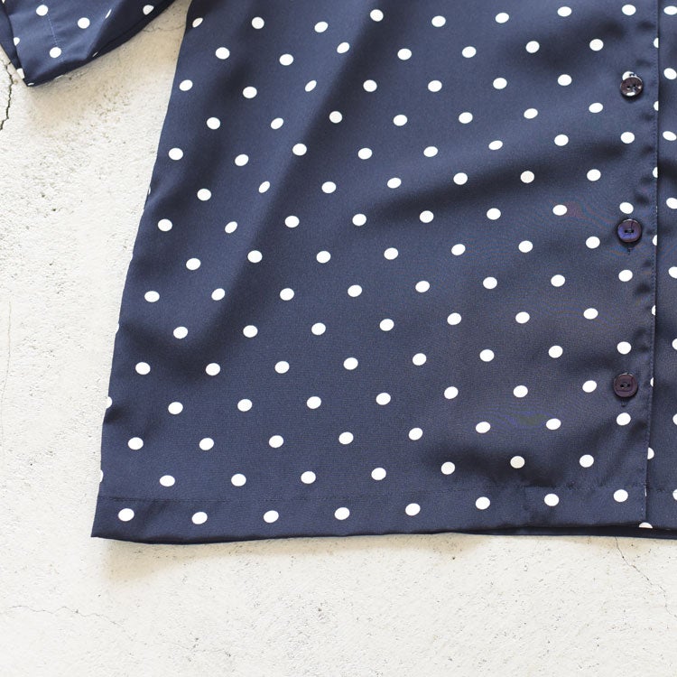 POLKA DOT HALF SLEEVE SHIRT ポルカドットハーフスリーブシャツ