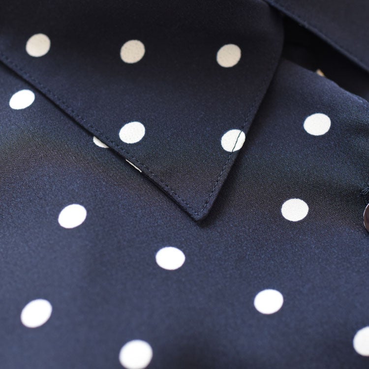POLKA DOT HALF SLEEVE SHIRT ポルカドットハーフスリーブシャツ