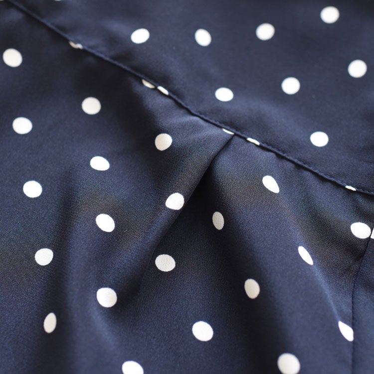 POLKA DOT HALF SLEEVE SHIRT ポルカドットハーフスリーブシャツ
