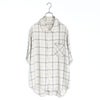 rayon twill check S/S shirt レーヨンツイルチェック半袖シャツ