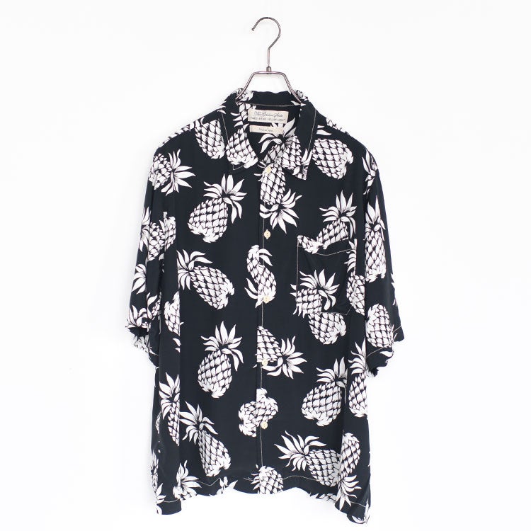 PINEAPPLE PRINT ALOHA SHIRT パイナップル柄アロハシャツ