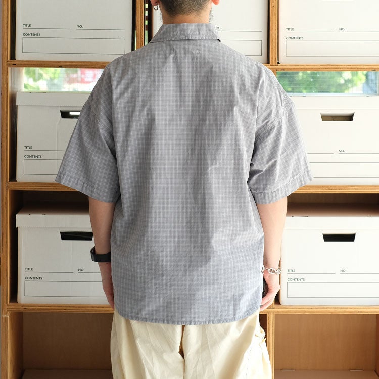 TYPEWRITER CHECKED S/S SHIRT タイプライターチェック半袖シャツ