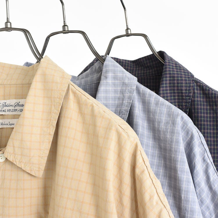 TYPEWRITER CHECKED S/S SHIRT タイプライターチェック半袖シャツ