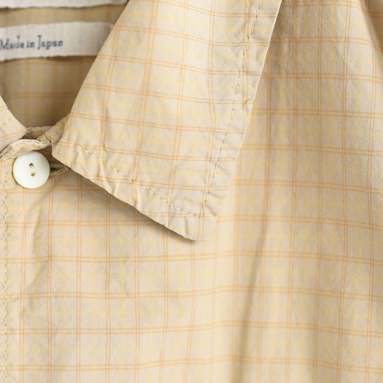 TYPEWRITER CHECKED S/S SHIRT タイプライターチェック半袖シャツ
