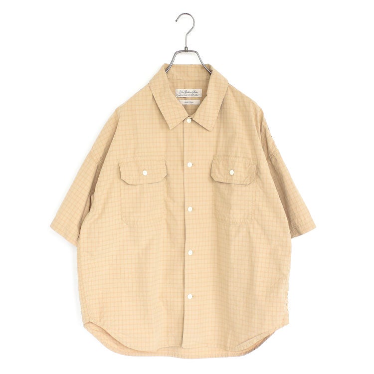 TYPEWRITER CHECKED S/S SHIRT タイプライターチェック半袖シャツ