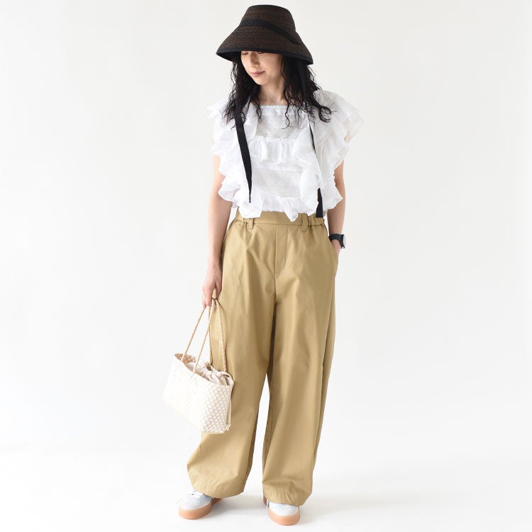 TUCK COCOON SLACKS タックコクーンスラックス