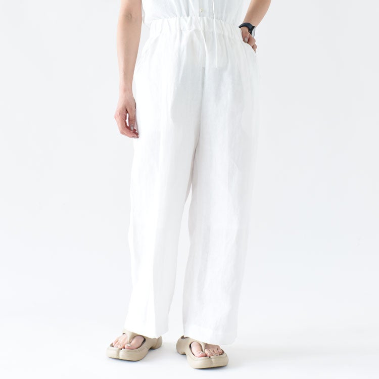 FRENCH LINEN WIDE PANTS フレンチリネンワイドパンツ