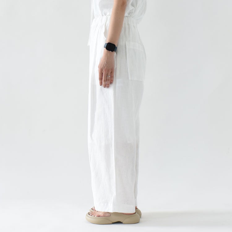 FRENCH LINEN WIDE PANTS フレンチリネンワイドパンツ
