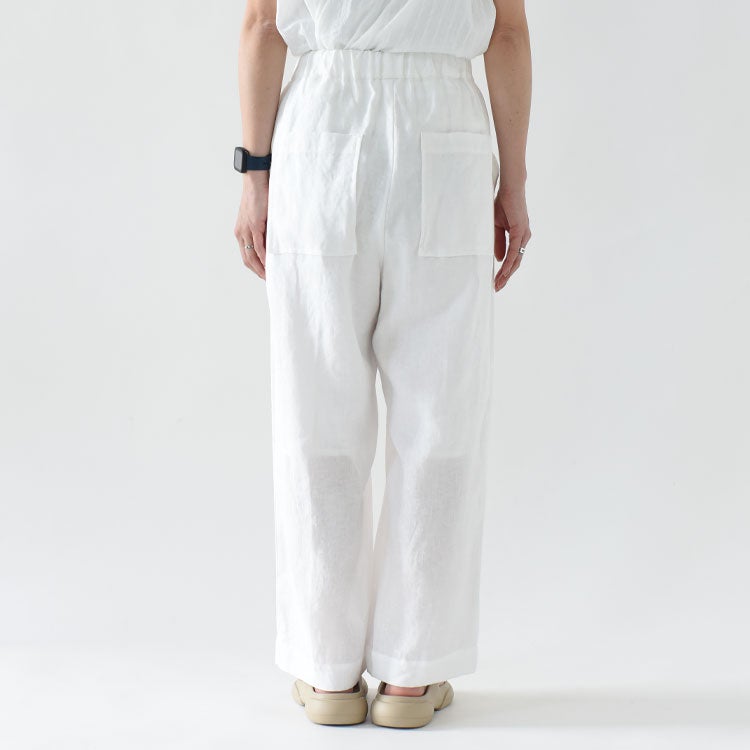 FRENCH LINEN WIDE PANTS フレンチリネンワイドパンツ