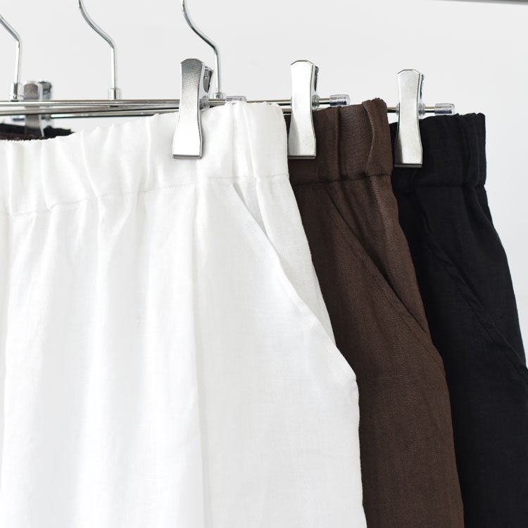 FRENCH LINEN WIDE PANTS フレンチリネンワイドパンツ