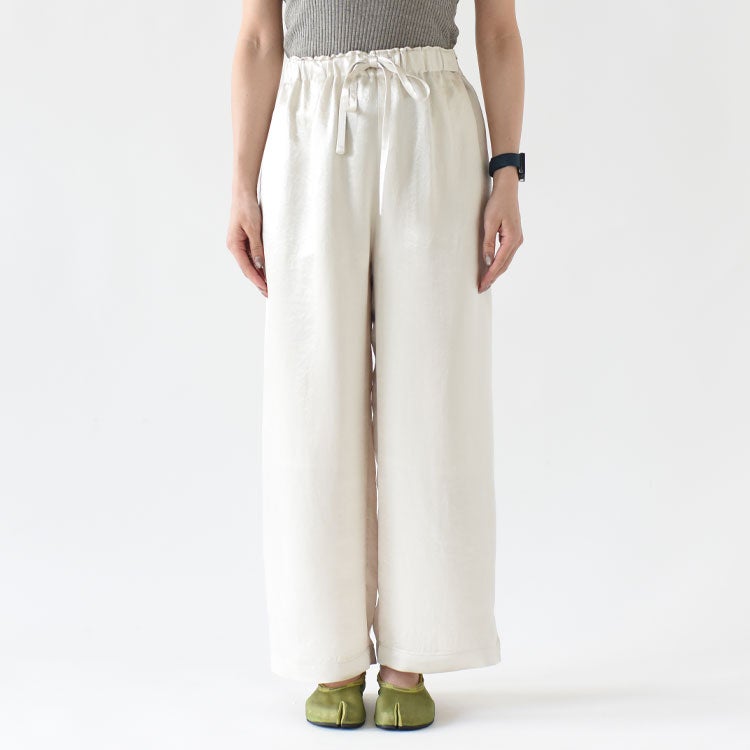 SATIN SLIT PANTS サテンスリットパンツ