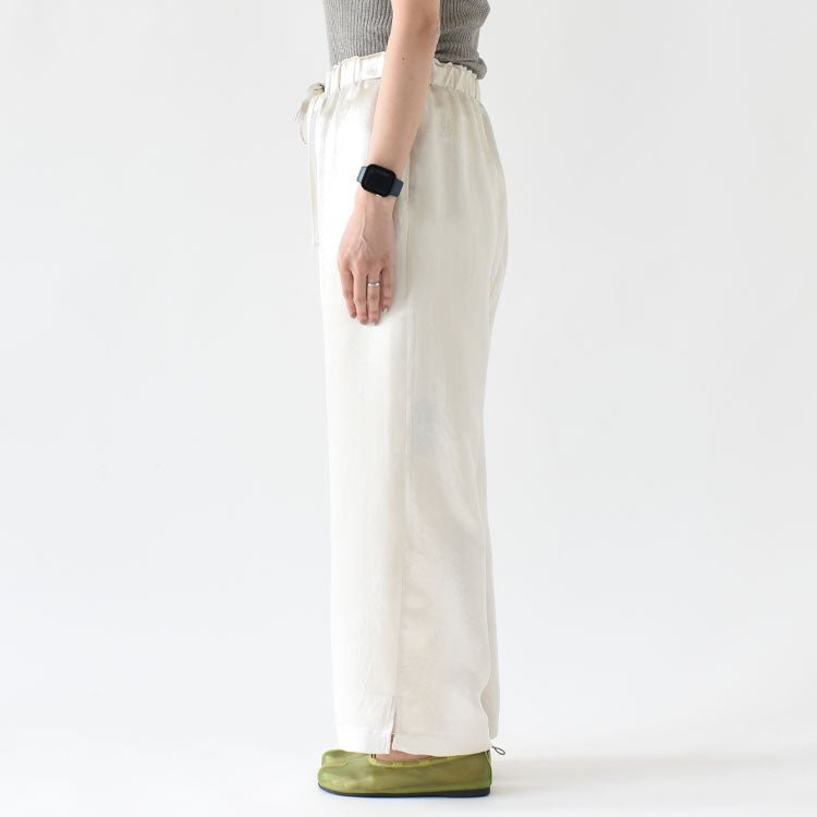 SATIN SLIT PANTS サテンスリットパンツ