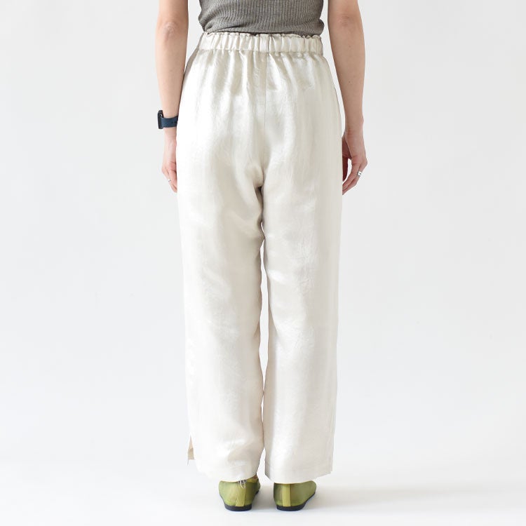 SATIN SLIT PANTS サテンスリットパンツ
