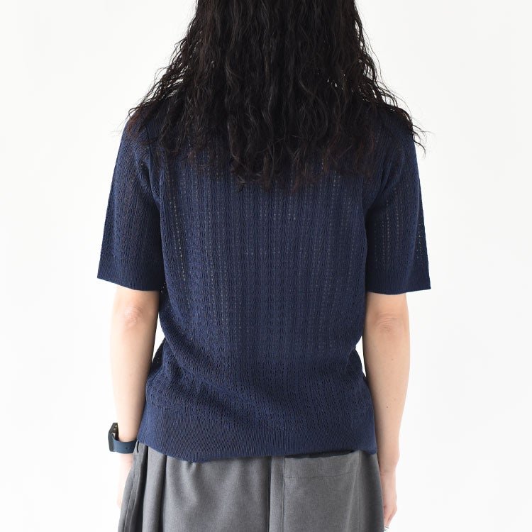 KNIT POLO P/O ニットポロシャツプルオーバー