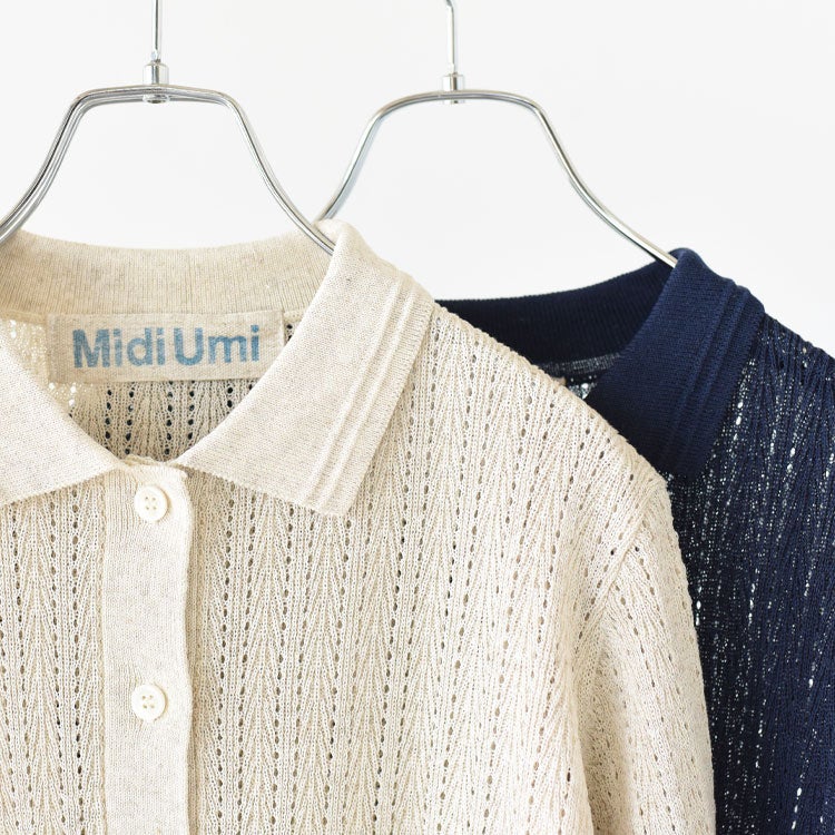 KNIT POLO P/O ニットポロシャツプルオーバー