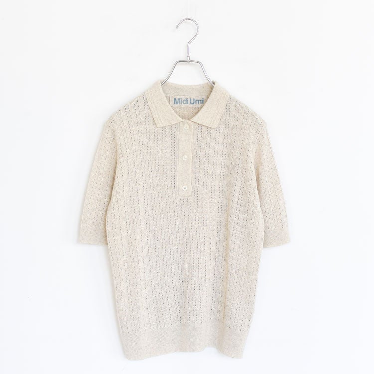 KNIT POLO P/O ニットポロシャツプルオーバー